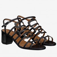 Replica Handbag Store Oracle Sandals In Black Leather Replica Handbag Store Oracle Sandals In Black Leather