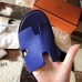 Replica Handbag Store Izmir Sandals In Electric Blue Epsom Leather