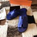 Replica Handbag Store Izmir Sandals In Electric Blue Epsom Leather