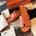 Replica Handbag Store Izmir Sandals In Orange Epsom Leather