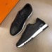 Replica Handbag Store Trail Sneaker In Black Calfskin Leather