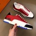Replica Handbag Store Trail Sneaker In Red/White Calfskin