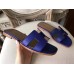 Replica Handbag Store Oran Sandals In Blue Epsom Leather