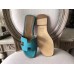Replica Handbag Store Oran Sandals In Lagon Epsom Leather Replica Handbag Store Oran Sandals In Lagon Epsom Leather