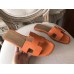 Replica Handbag Store Oran Sandals In Orange Epsom Leather Replica Handbag Store Oran Sandals In Orange Epsom Leather