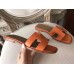 Replica Handbag Store Oran Sandals In Orange Epsom Leather Replica Handbag Store Oran Sandals In Orange Epsom Leather