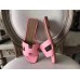 Replica Handbag Store Oran Sandals In Pink Epsom Leather Replica Handbag Store Oran Sandals In Pink Epsom Leather