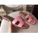 Replica Handbag Store Oran Sandals In Pink Epsom Leather Replica Handbag Store Oran Sandals In Pink Epsom Leather