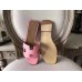 Replica Handbag Store Oran Sandals In Pink Epsom Leather Replica Handbag Store Oran Sandals In Pink Epsom Leather