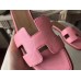 Replica Handbag Store Oran Sandals In Pink Epsom Leather Replica Handbag Store Oran Sandals In Pink Epsom Leather