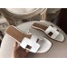Replica Handbag Store Oran Sandals In White Epsom Leather