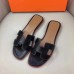Replica Handbag Store Oran Sandals In Black Swift Leather