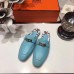 Replica Handbag Store Oz Mule In Light Blue Calfskin Leather