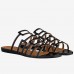 Replica Handbag Store Olympe Sandals In Black Nappa Leather