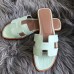 Replica Handbag Store Oran Sandals In Aqua Lizard Leather