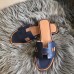 Replica Handbag Store Oran Sandals In Navy Swift Leather Replica Handbag Store Oran Sandals In Navy Swift Leather