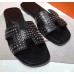 Replica Handbag Store Oran Studs Sandals In Black Leather Replica Handbag Store Oran Studs Sandals In Black Leather