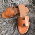 Replica Handbag Store Oran Sandals In Brown Swift Leather