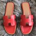Replica Handbag Store Oran Sandals In Red Swift Leather