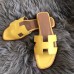 Replica Handbag Store Oran Sandals In Yellow Swift Leather