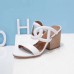 Replica Handbag Store White Peace Sandals