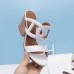 Replica Handbag Store White Peace Sandals