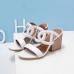 Replica Handbag Store White Peace Sandals