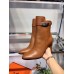 Replica Handbag Store Brown Joueuse Ankle Boots