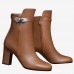 Replica Handbag Store Brown Joueuse Ankle Boots