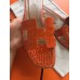 Replica Handbag Store Orange Crocodile Oran Sandals
