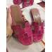 Replica Handbag Store Rose Red Crocodile Oran Sandals