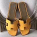 Replica Handbag Store Oran Sandals In Jaune Epsom Leather Replica Handbag Store Oran Sandals In Jaune Epsom Leather