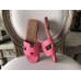 Replica Handbag Store Oran Sandals In Rose Confetti Epsom Leather