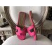 Replica Handbag Store Oran Sandals In Rose Red Epsom Leather