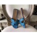Replica Handbag Store Oran Sandals In Turquoise Epsom Leather Replica Handbag Store Oran Sandals In Turquoise Epsom Leather