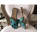 Replica Handbag Store Oran Sandals In Malachite Epsom Leather Replica Handbag Store Oran Sandals In Malachite Epsom Leather