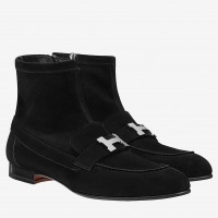 Replica Handbag Store Black Saint Honore Ankle Boots