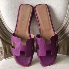 Replica Handbag Store Oran Sandals In Cyclamen Epsom Leather