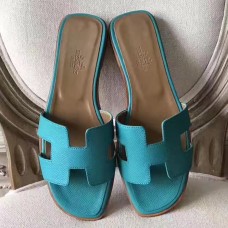 Replica Handbag Store Oran Sandals In Lagon Epsom Leather