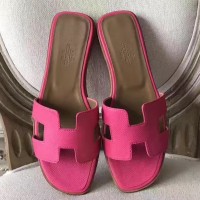 Replica Handbag Store Oran Sandals In Rose Red Epsom Leather Replica Handbag Store Oran Sandals In Rose Red Epsom Leather