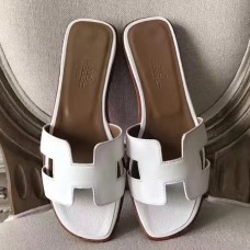 Replica Handbag Store Oran Sandals In White Epsom Leather Replica Handbag Store Oran Sandals In White Epsom Leather