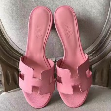 Replica Handbag Store Pink Epsom Oasis Sandals