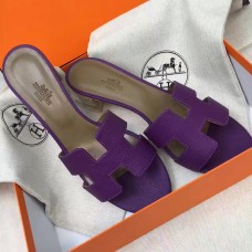 Replica Handbag Store Purple Epsom Oasis Sandals