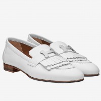 Replica Handbag Store Royal Loafers In White Calfskin