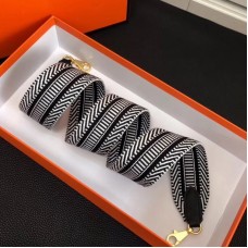 Replica Handbag Store Sangle Cavale 50 mm Bag Strap White/Black