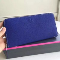 Replica Handbag Store Blue Electric Clemence Azap Zipped Wallet Replica Handbag Store Blue Electric Clemence Azap Zipped Wallet