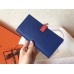 Replica Handbag Store Bi-Color Epsom Bearn Wallet Electric Blue/Piment