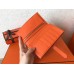 Replica Handbag Store Bi-Color Epsom Bearn Wallet Malachite/Orange