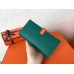 Replica Handbag Store Bi-Color Epsom Bearn Wallet Malachite/Orange