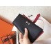 Replica Handbag Store Bi-Color Epsom Bearn Wallet Black/Ruby